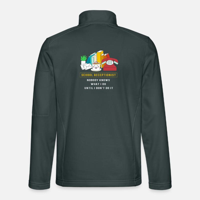 Receptionist Receptionist School Unisex Softshell Jacket
