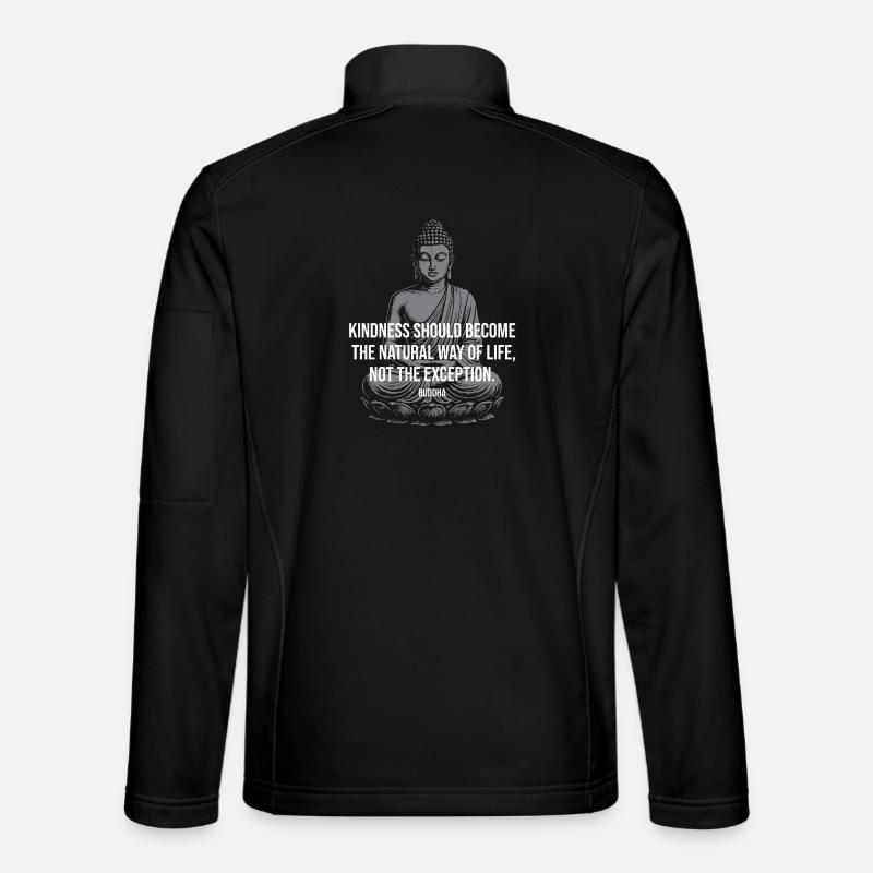 Buddha Kindness: Natural Life Unisex Softshell Jacket