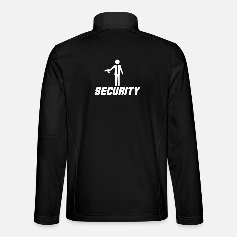 Sécurité armée - Veste en tissu softshell Unisexe - noir