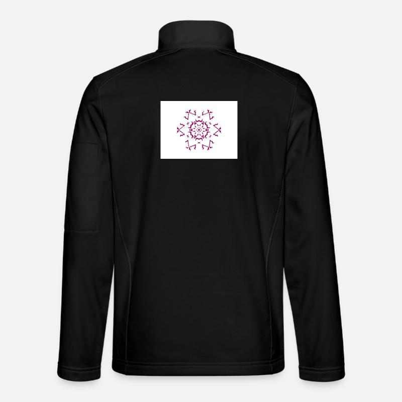 mandala2tv - Unisex Softshell Jacket - black