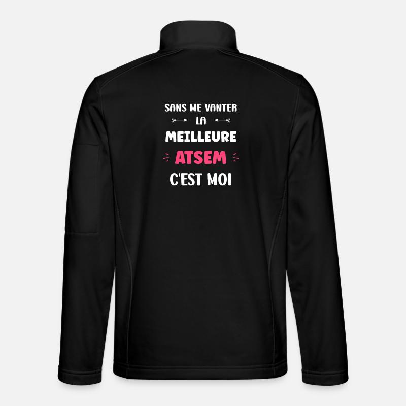 ATSEM - Unisex Softshelljacke - Schwarz