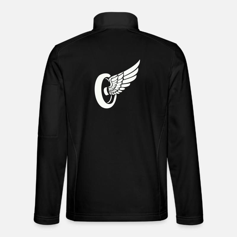 Reifen Flügel - Unisex Softshelljacke - Schwarz