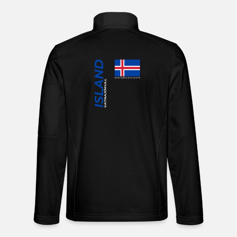 Vatnajökull - Unisex Softshelljacke - Schwarz