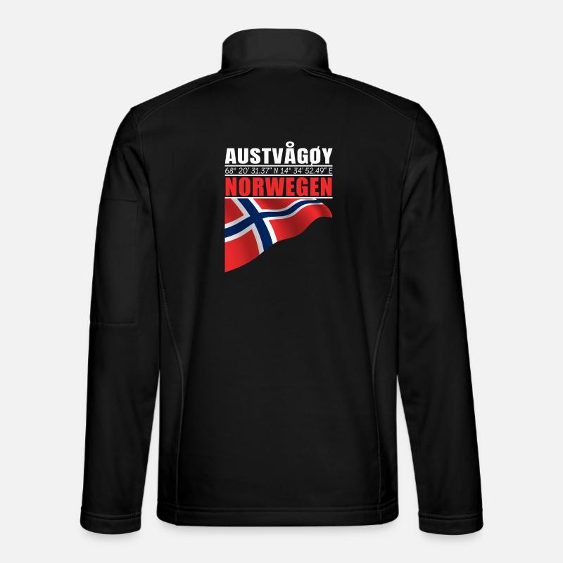 AUSTVÅGØY - Veste en tissu softshell Unisexe - noir