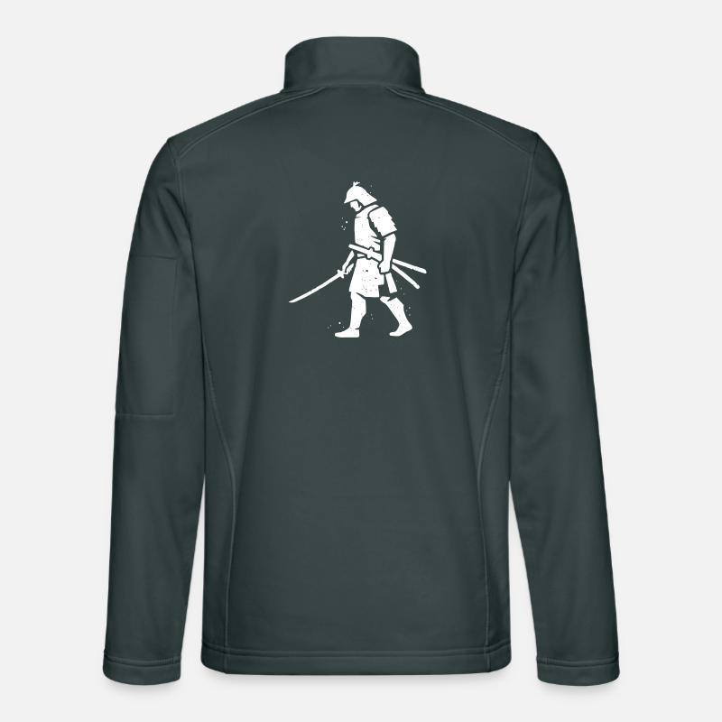 Wandering Ronin Samurai Hat Vector Unisex Softshell Jacket