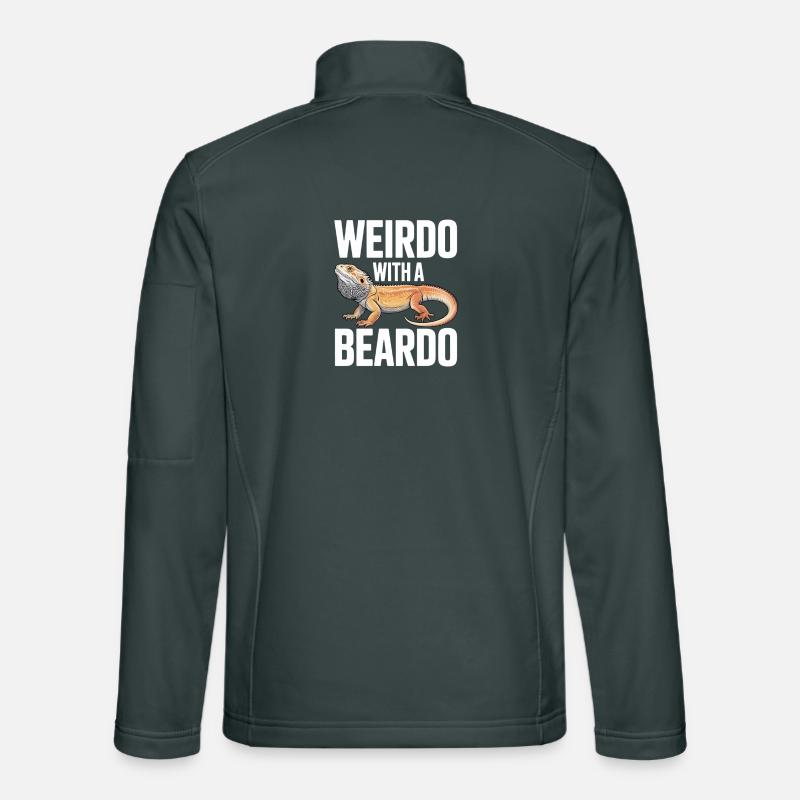 Weirdo with a Beardo Unisex Softshell Jacket