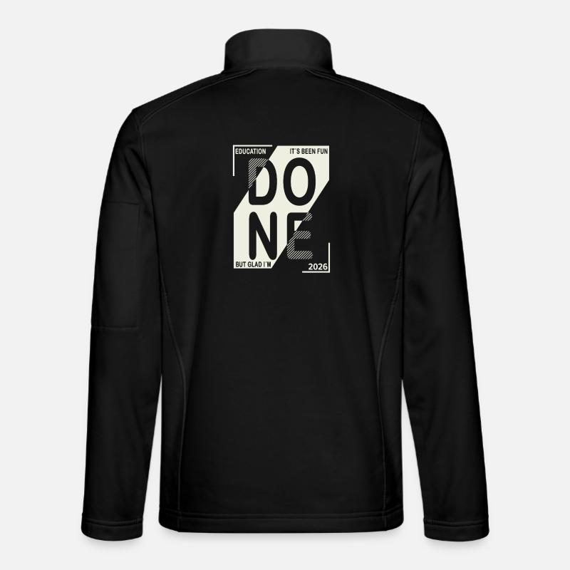 Done 2026 – Training completed design - Unisex Softshell Jacket - black