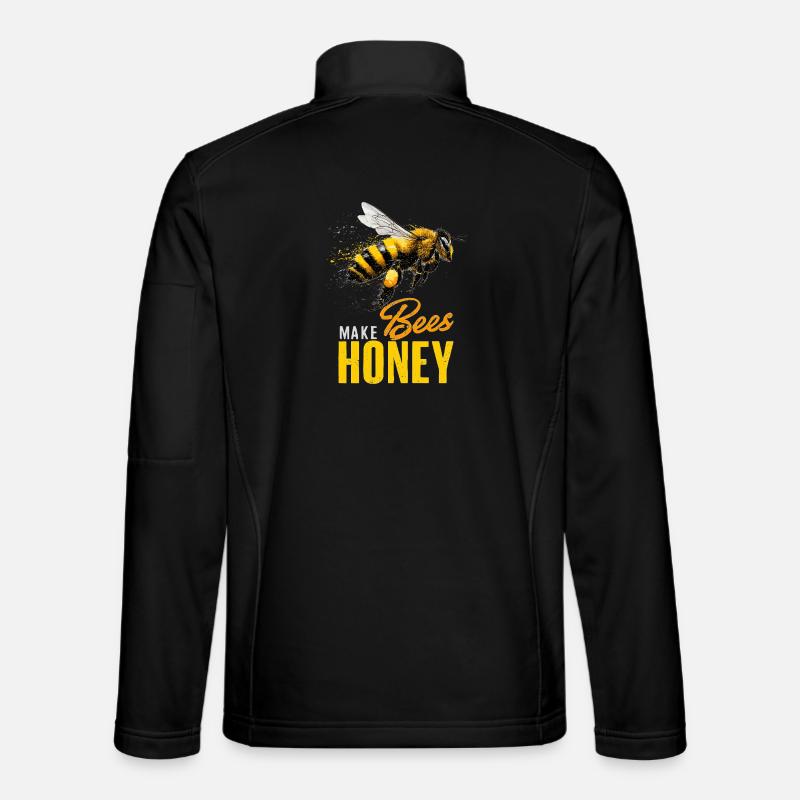 Imker Bees Make Honey Beekeeper Bee Keeper Unisex Softshelljacke
