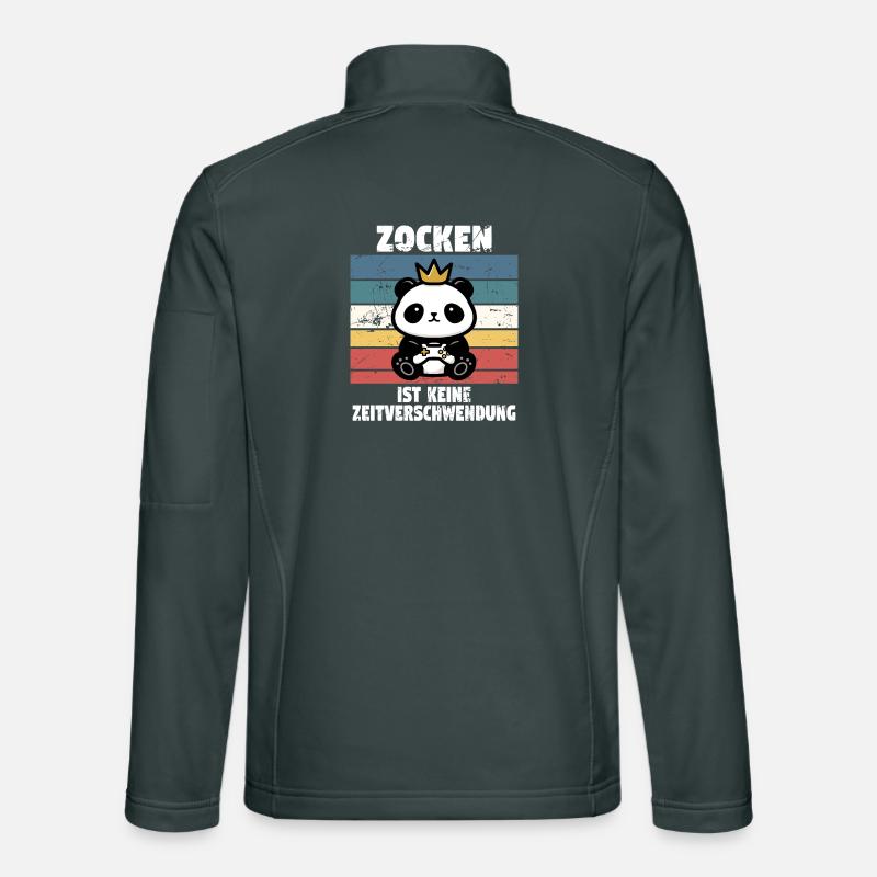 Les jeux vidéo ne sont pas une perte de temps. Veste en tissu softshell Unisexe