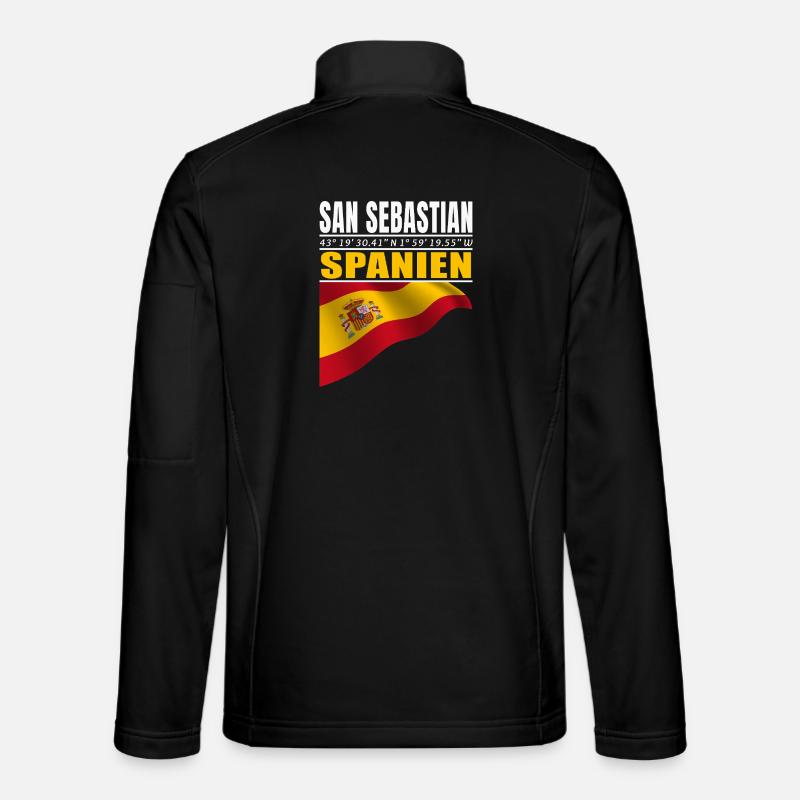 San Sebastian - Unisex Softshell Jacket - black