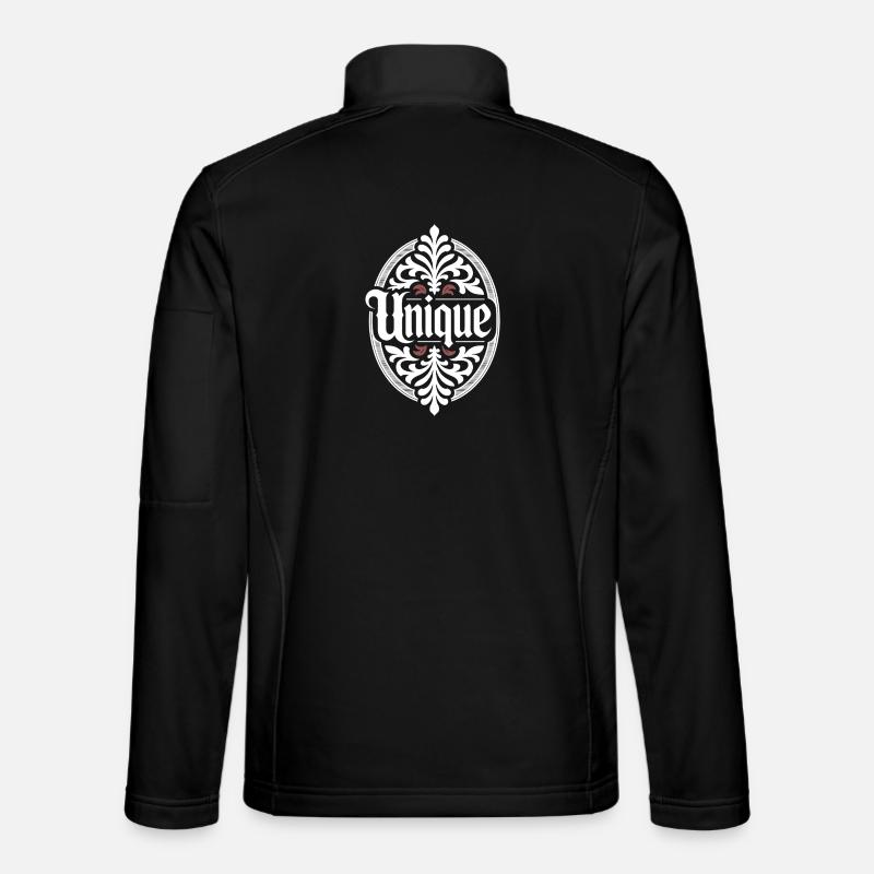 unique unique unique self-worth unique - Unisex Softshell Jacket - black
