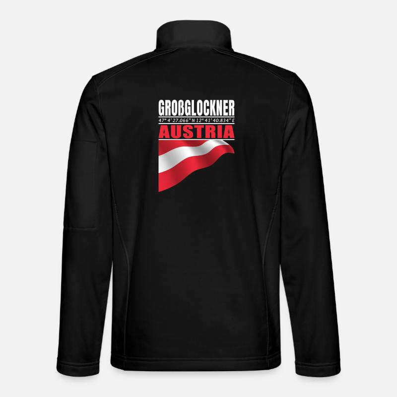 Großglockner - Unisex Softshell Jacket - black