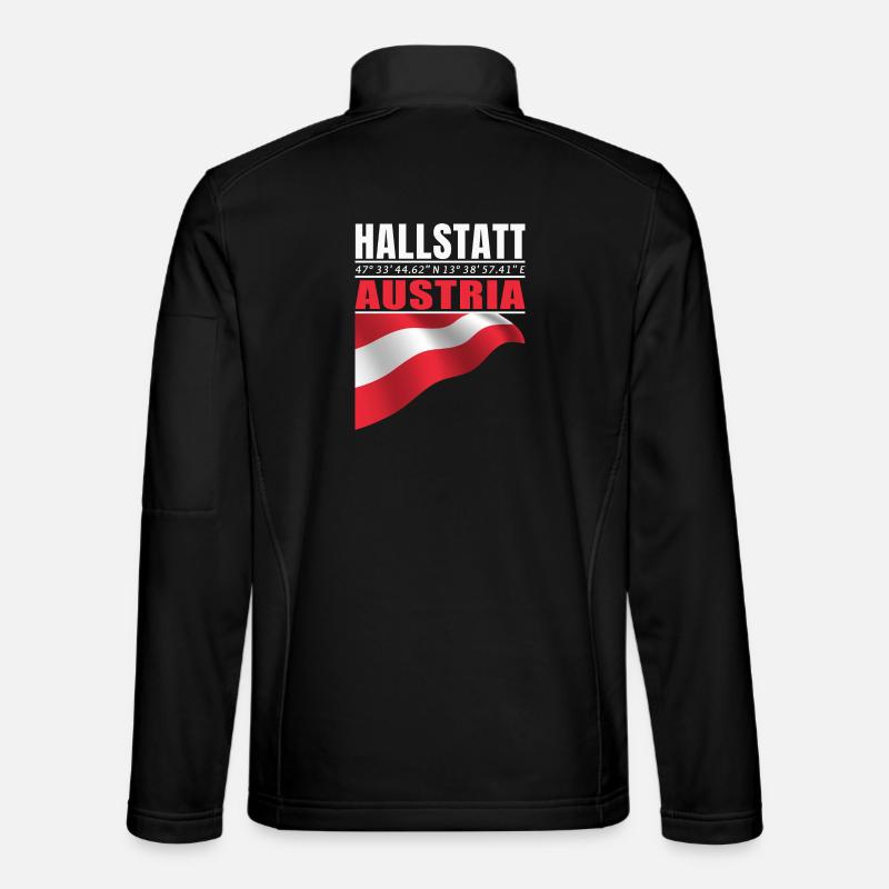 Hallstatt - Unisex Softshelljacke - Schwarz
