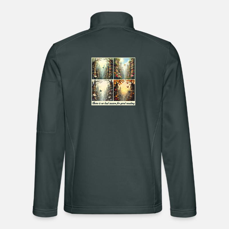 Jahreszeitlicher Lesebogen Unisex Softshelljacke