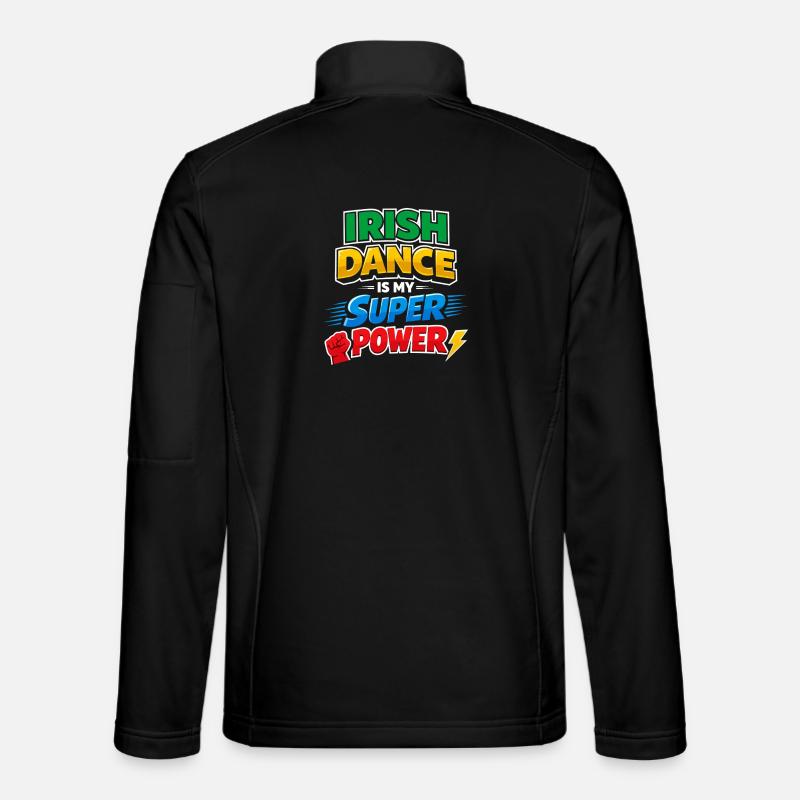Irish Dance Step-dancing Celtic Fan - Unisex Softshell Jacket - black