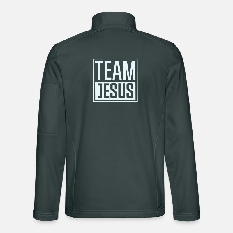 Équipe Jésus Veste en tissu softshell Unisexe