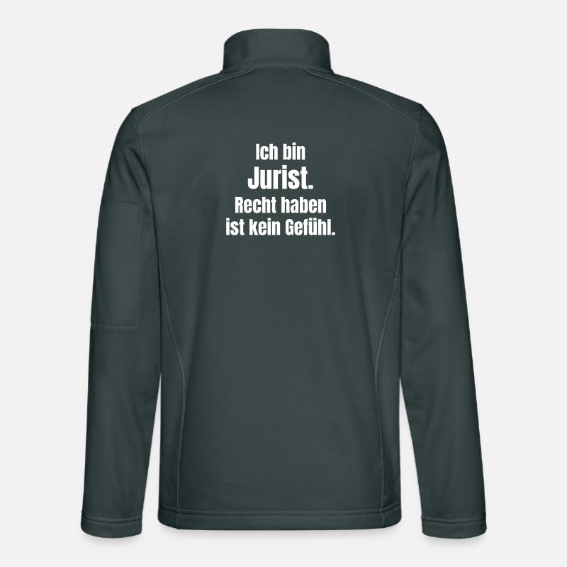 Je suis avocat – j’ai raison Veste en tissu softshell Unisexe