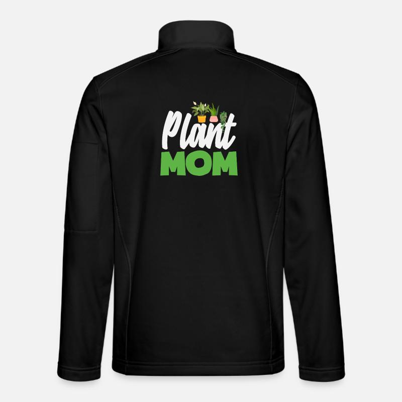 Plant lover mom - Unisex Softshell Jacket - black