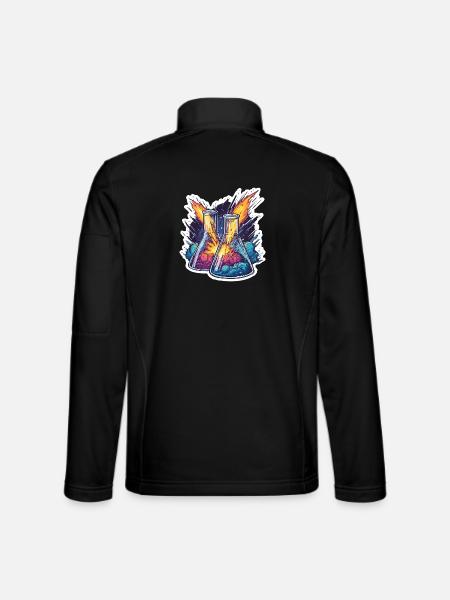 Lab Geek Bildungsquadrantid Meteorstrom-Erlebnis - Unisex Softshelljacke - Schwarz