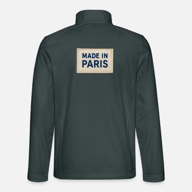 Made in Paris Fabric Patch Unisex Softshelljacke