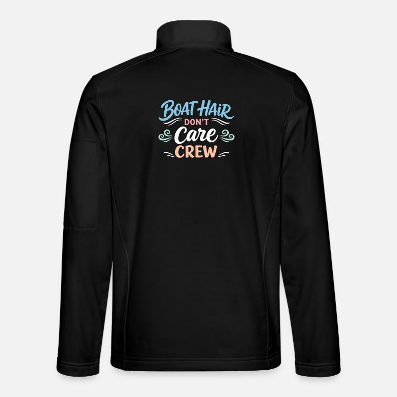 Sea hairs don't care about - Unisex Softshell Jacket - black