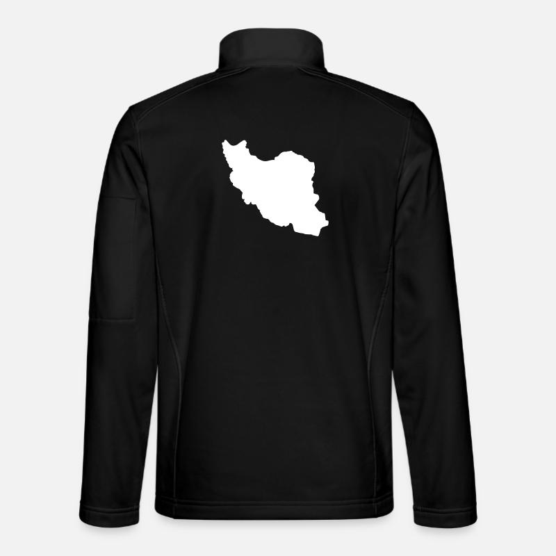 Iran Silhouette Unisex Softshell Jacket