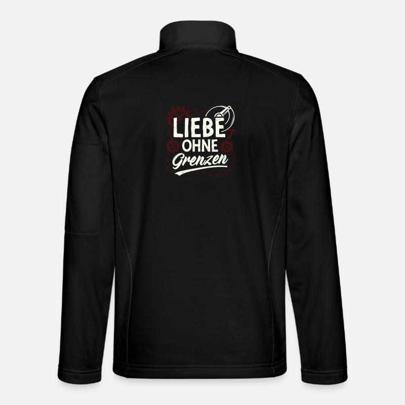 Liebe Ohne Grenzen Gear - Unisex Softshelljacke - Schwarz