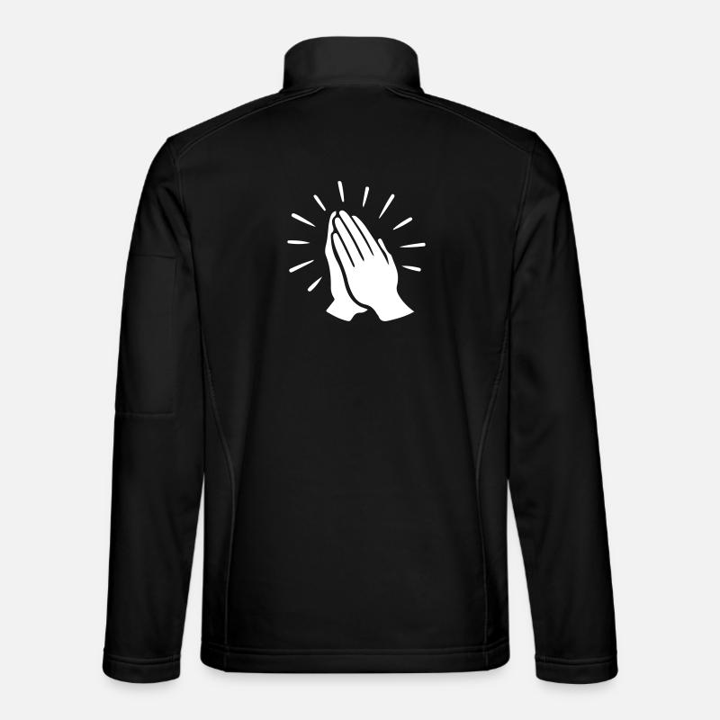 Prayer Hand Pray Unisex Softshell Jacket