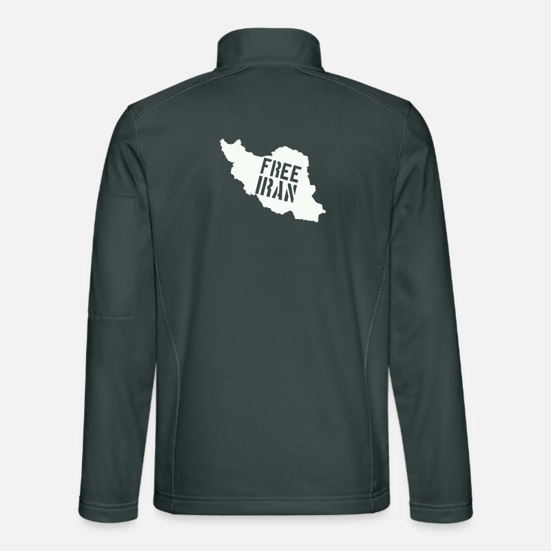 Iran Liberté Iran Libérer l’Iran Veste en tissu softshell Unisexe