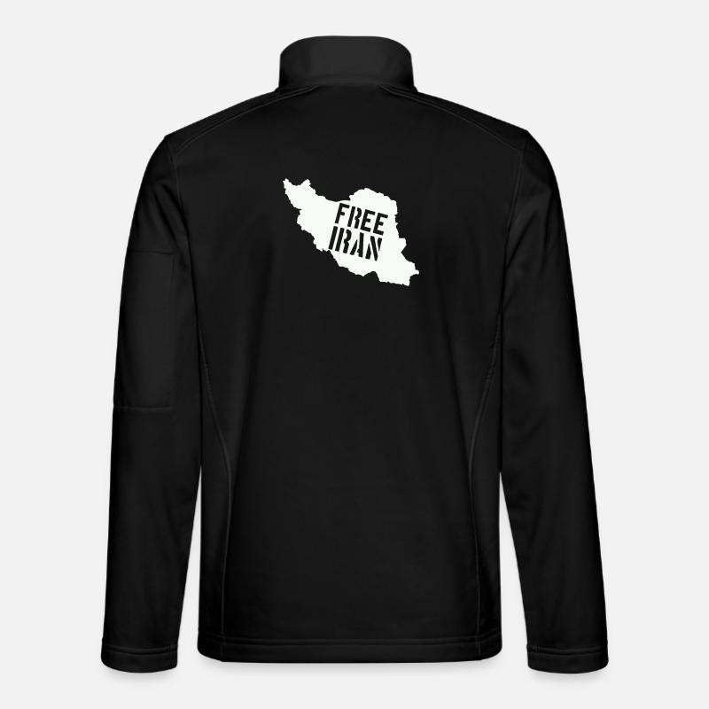 Iran Freiheit Free Iran - Unisex Softshelljacke - Schwarz