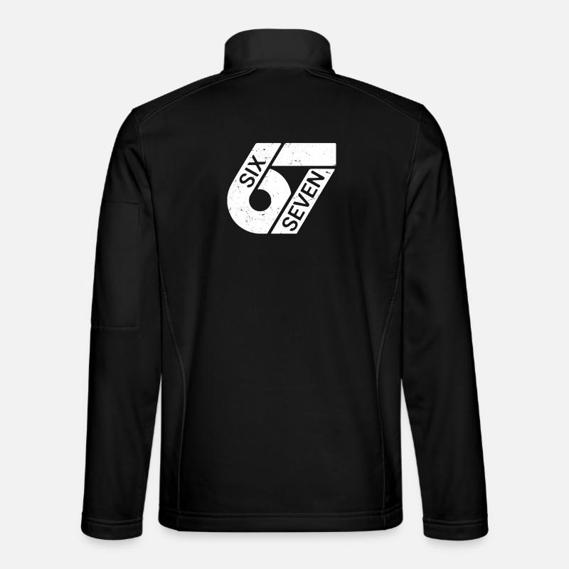 Six Seven Memes - Unisex Softshell Jacket - black