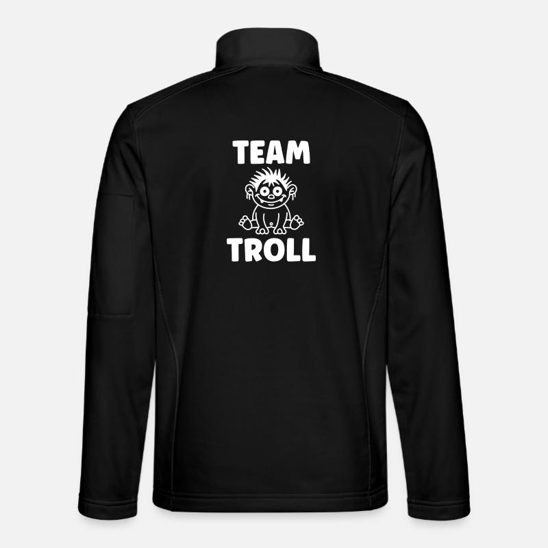 Troll - Unisex Softshelljacke - Schwarz