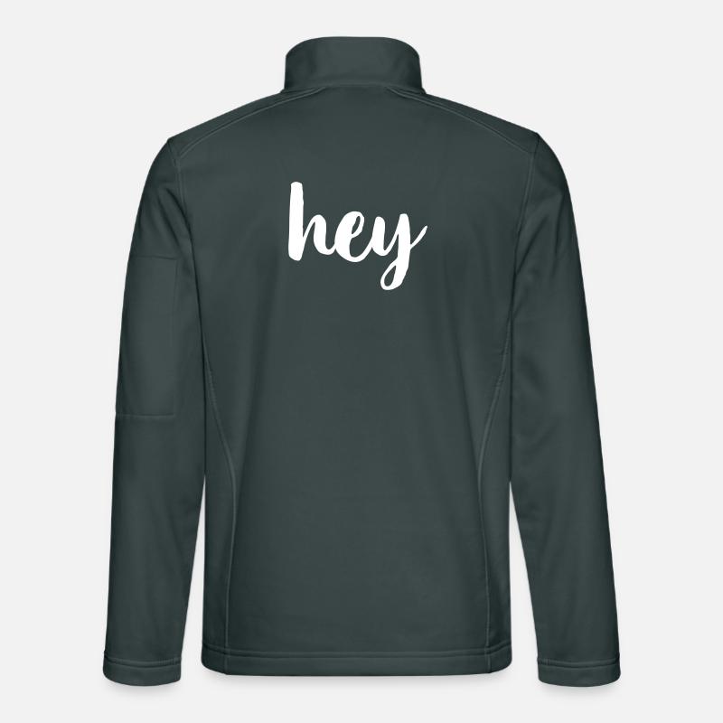Hey greeting hello Unisex Softshell Jacket