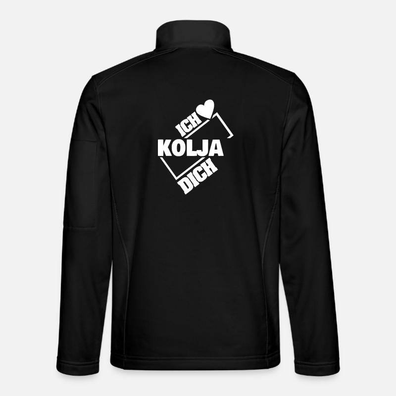 Geschenk für Kolja - Unisex Softshelljacke - Schwarz