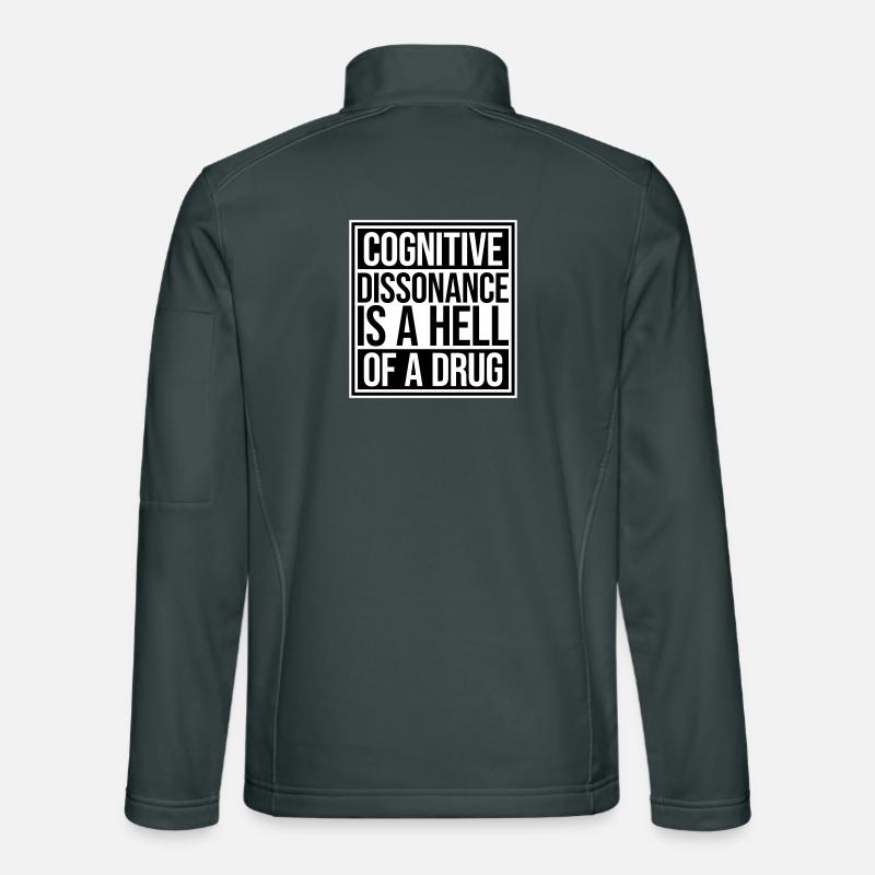 La dissonance cognitive est un sacré dicton. Veste en tissu softshell Unisexe