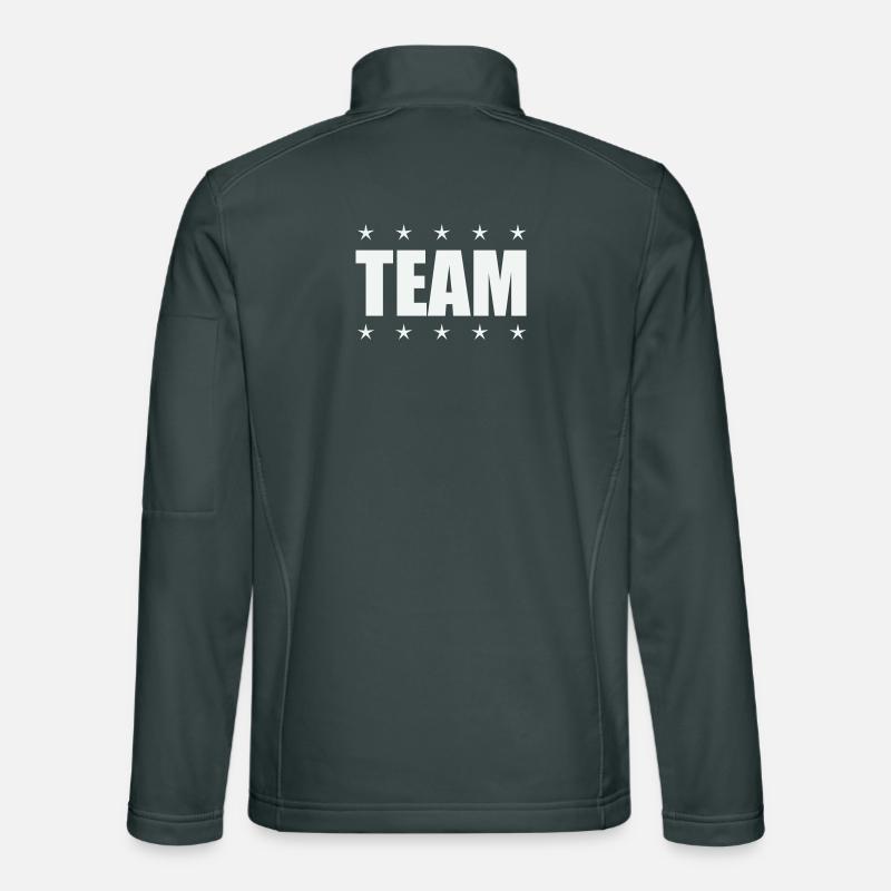Team mit Sternen Unisex Softshelljacke