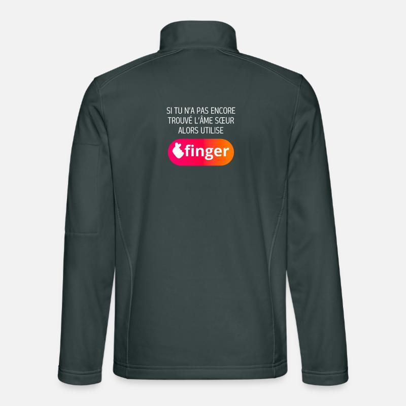 Fingeranwendung Unisex Softshelljacke