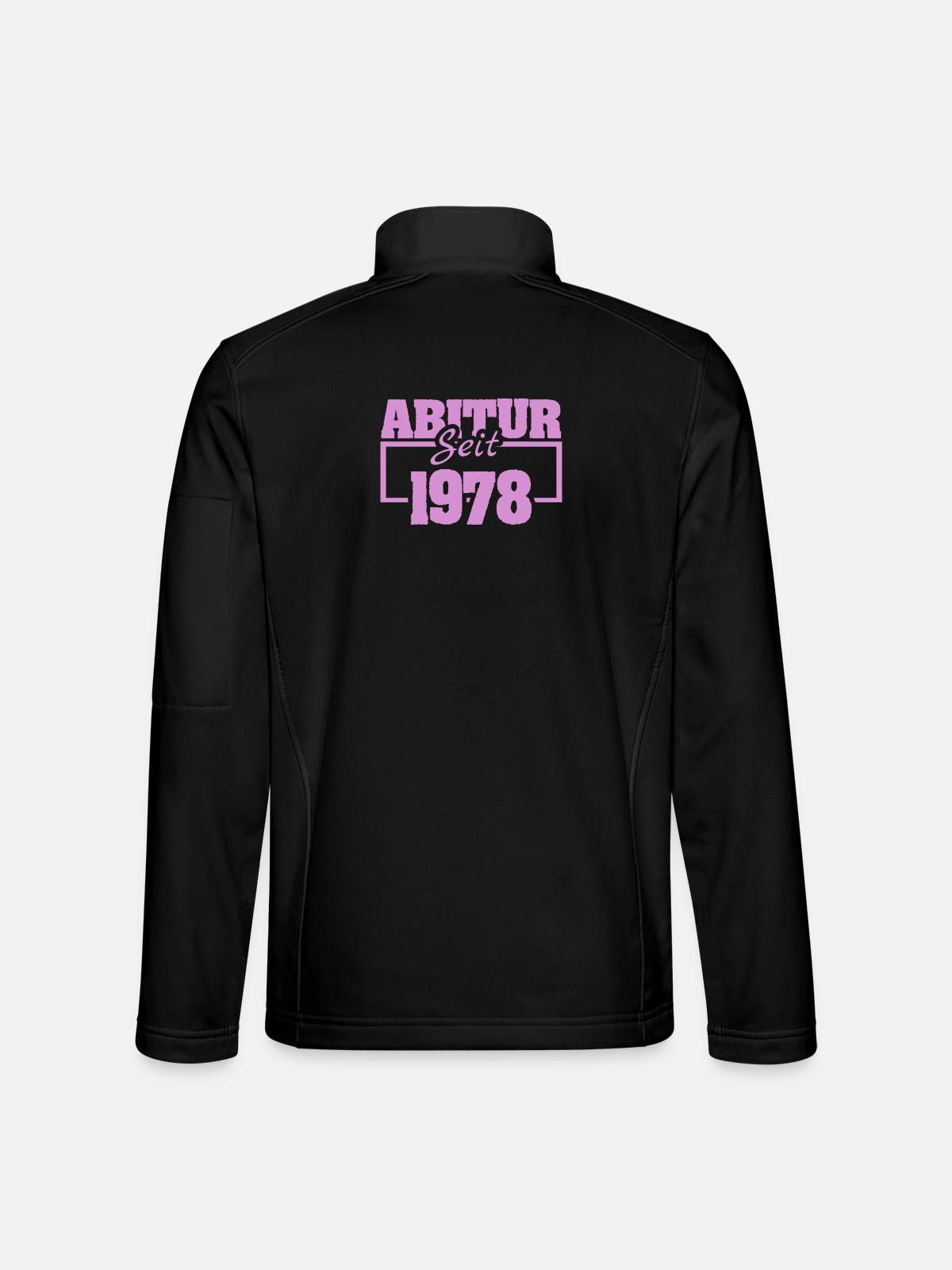 1978 - Unisex Softshell Jacket - black - Back