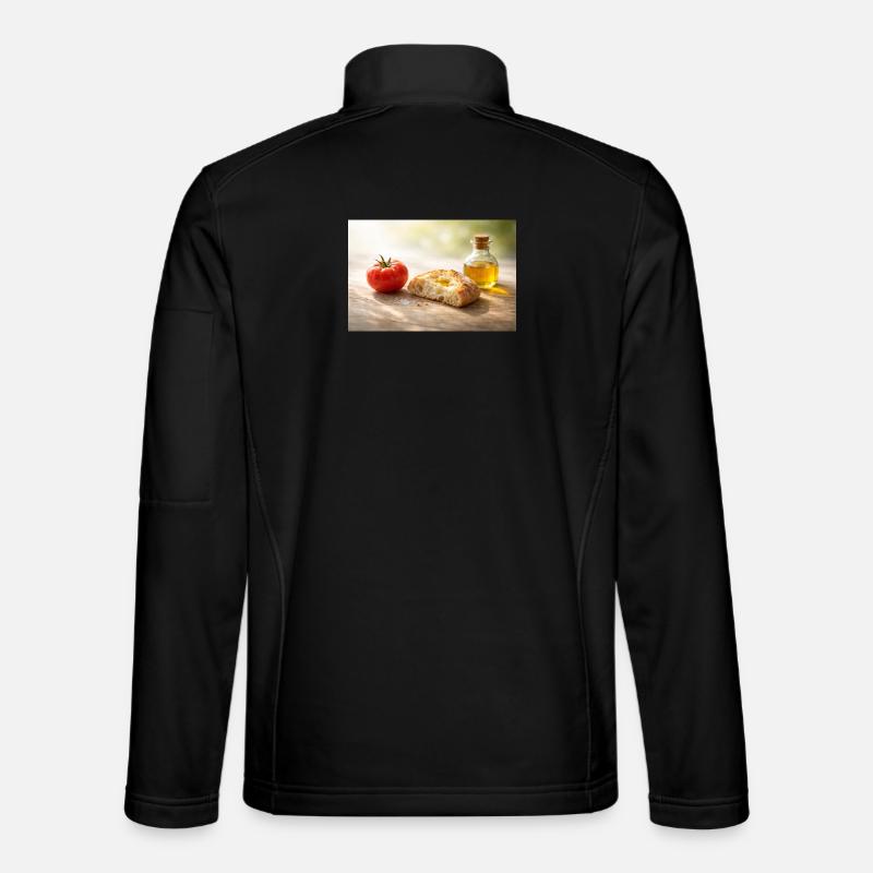Tomate. Brot. Öl. Unisex Softshelljacke