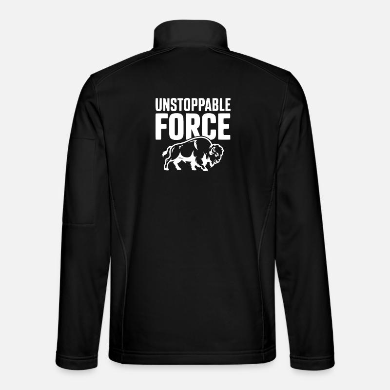 Unstoppable Force - Unisex Softshell Jacket - black