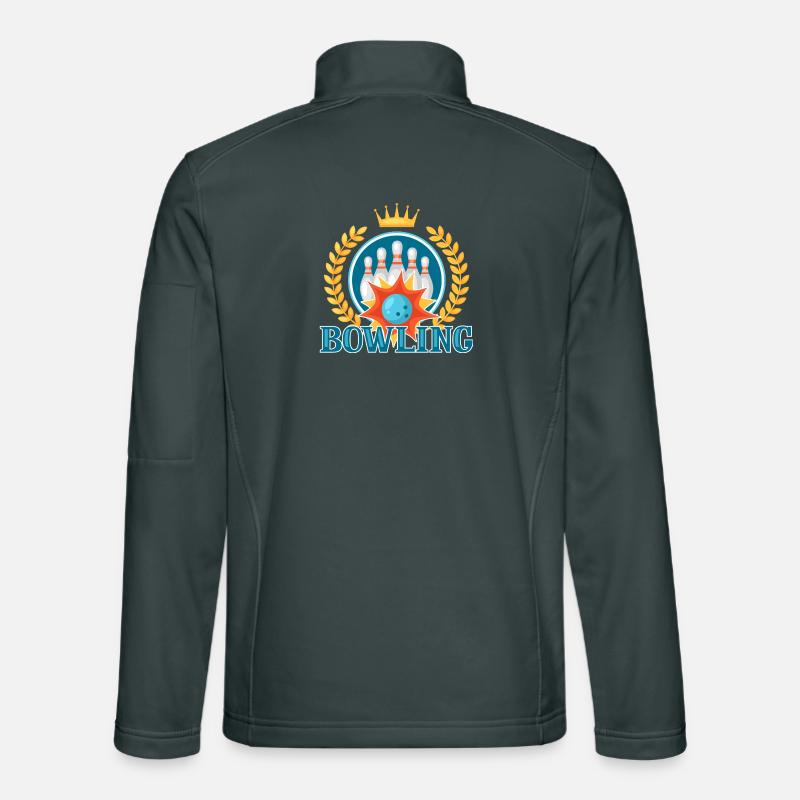 Royal Crown Bowling Unisex Softshell Jacket