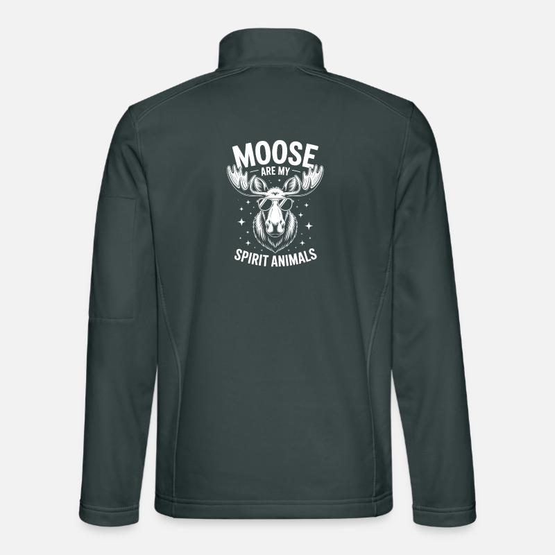 Elch Sprüche Elche Lustiges Elch Geschenk Unisex Softshelljacke