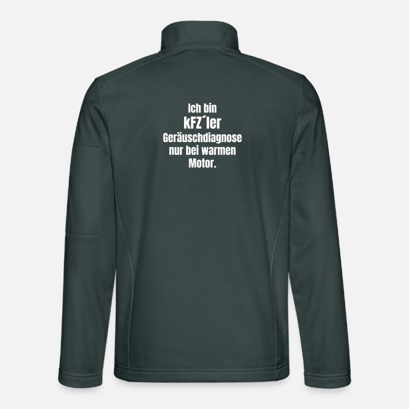 Diagnostic du bruit automobile Veste en tissu softshell Unisexe