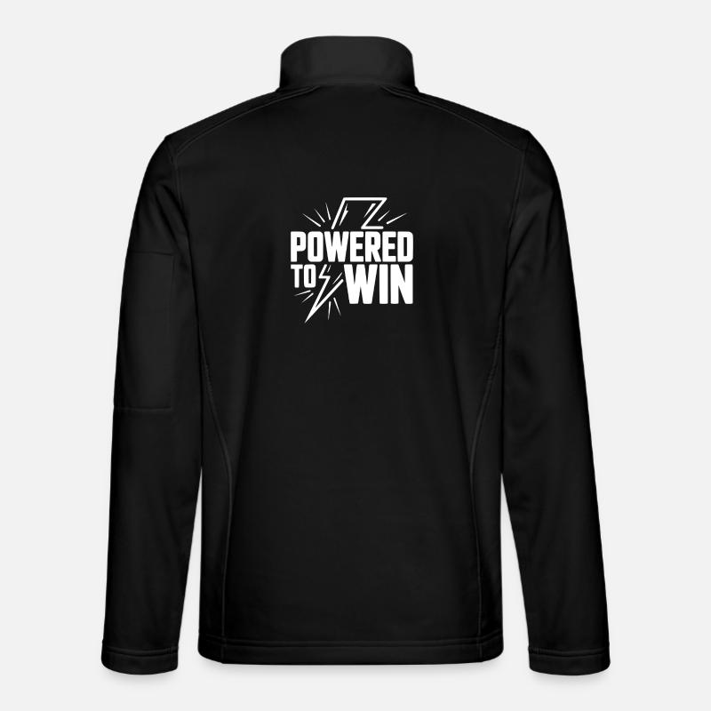 Powered to Win - Unisex Softshelljacke - Schwarz