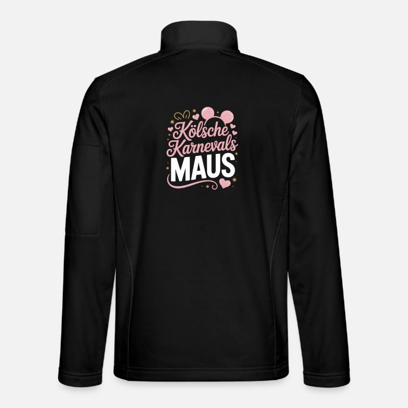 Kölsche Karnevalsmaus Karneval Köln Kölner Maus Unisex Softshelljacke