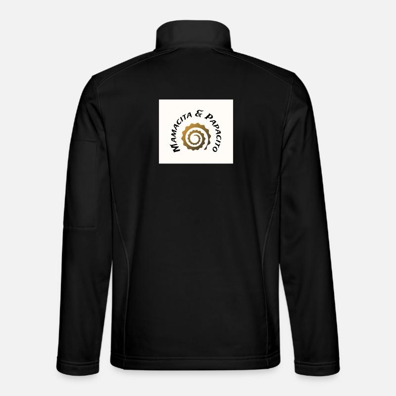 M&P-Logo - Unisex Softshelljacke - Schwarz