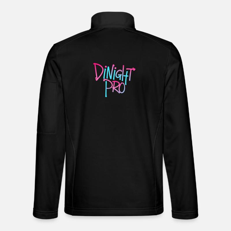 Dinight Pro Néon Dégradé Veste en tissu softshell Unisexe