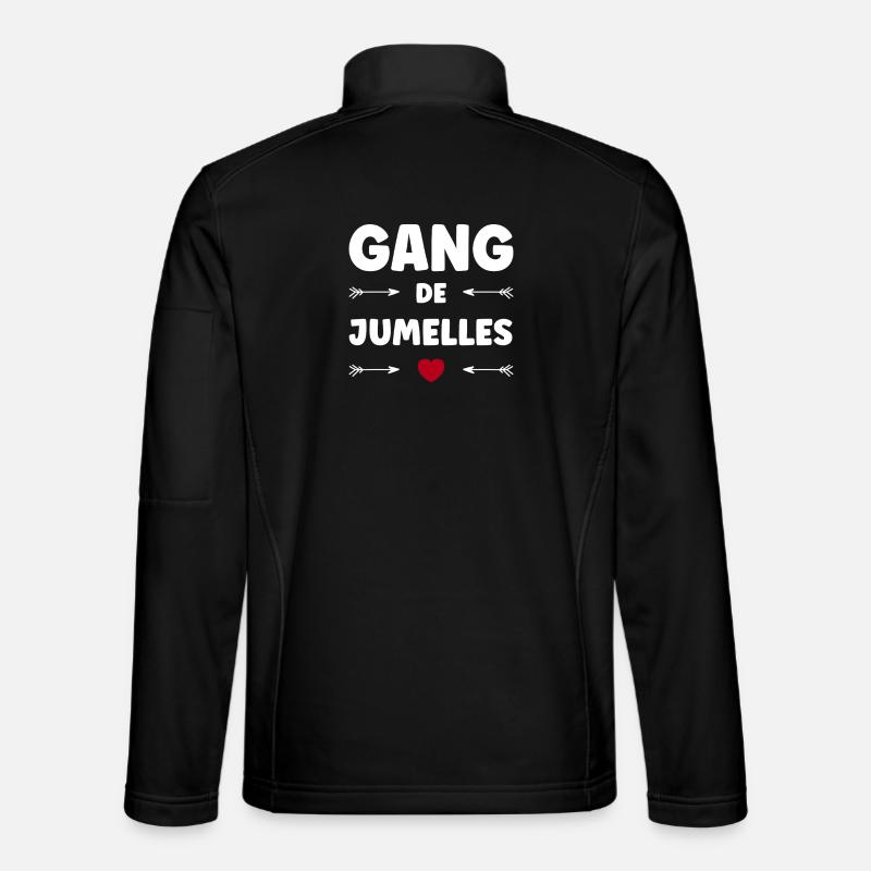 TWIN GANG - Unisex Softshell Jacket - black
