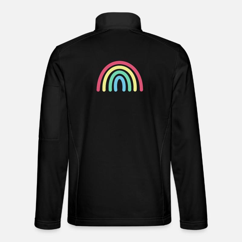 Rainbow - Unisex Softshell Jacket - black