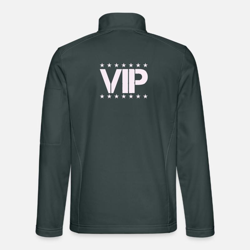 Déclaration VIP Star en rose pastel Veste en tissu softshell Unisexe